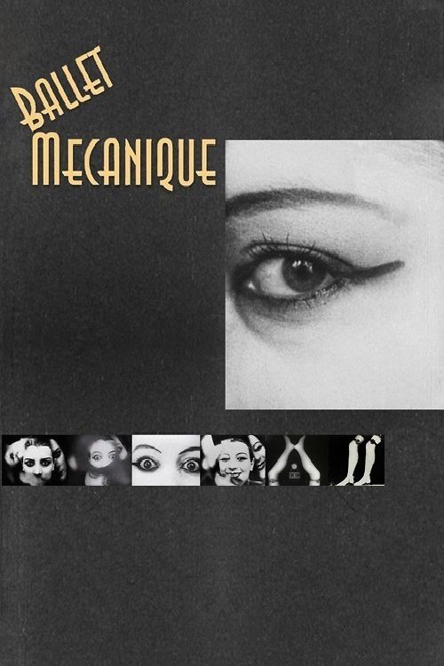 Visuel du film Ballet mécanique : l'œil maquillé de Kiki en gros plan et une frise de photogrammes